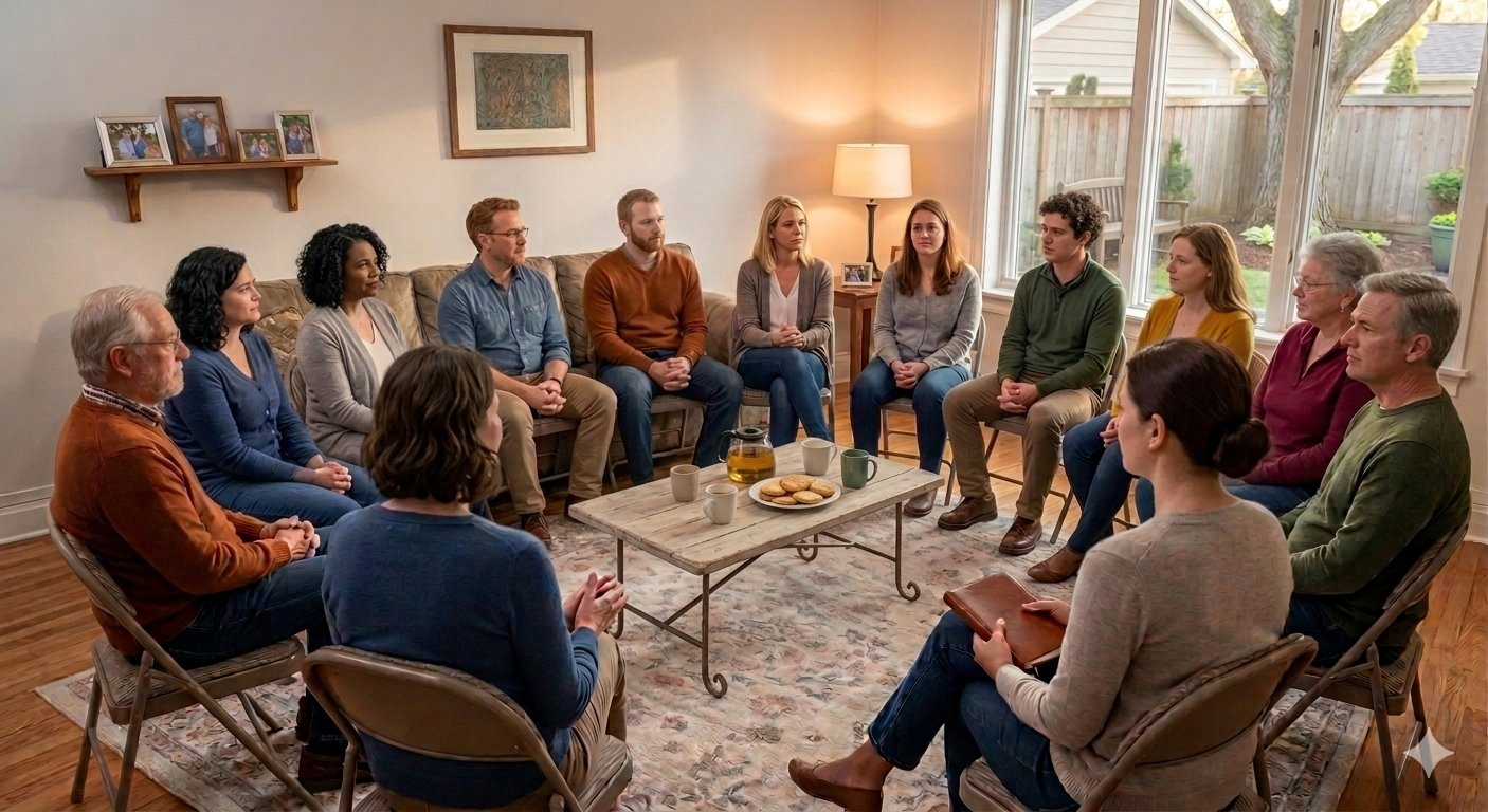 Family support group session