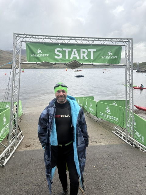 Mark Cleary at the start